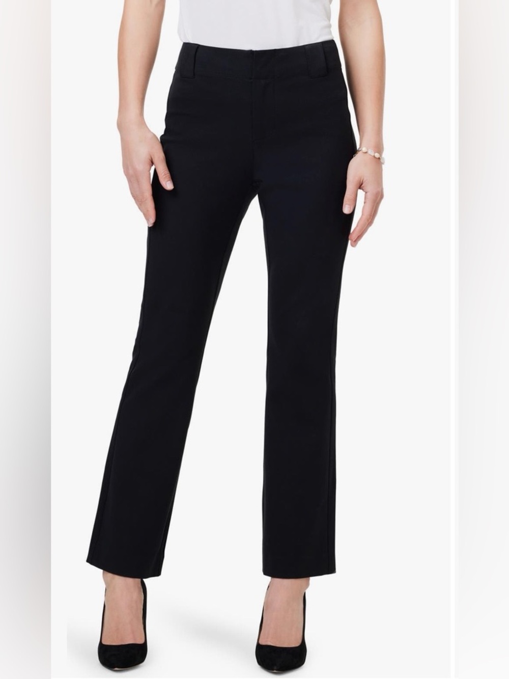 NIC+ZOE Plaza Demi Bootcut Ankle Pants - Dark Indigo - Size 10